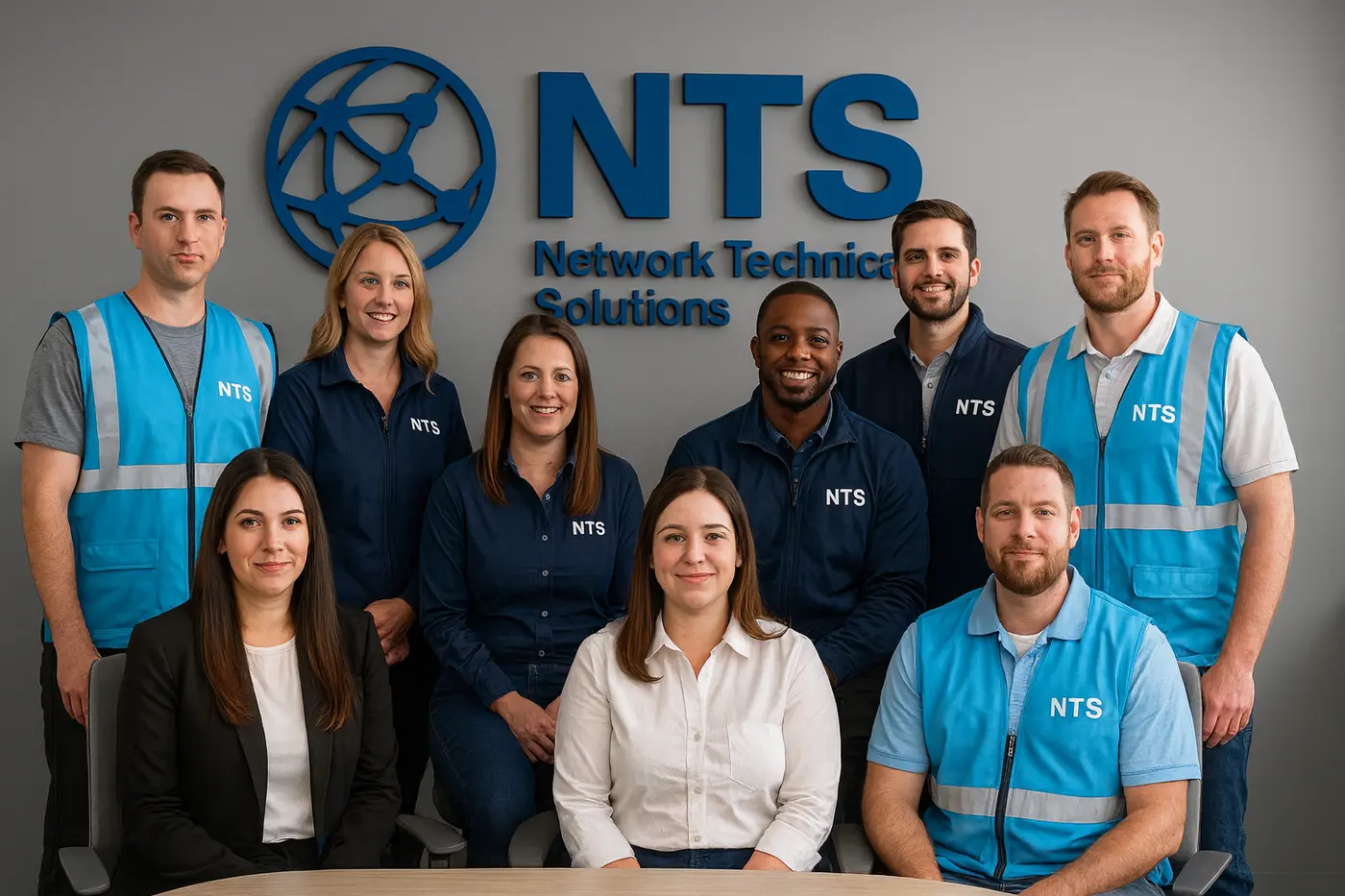 Equipo de NTS en oficina