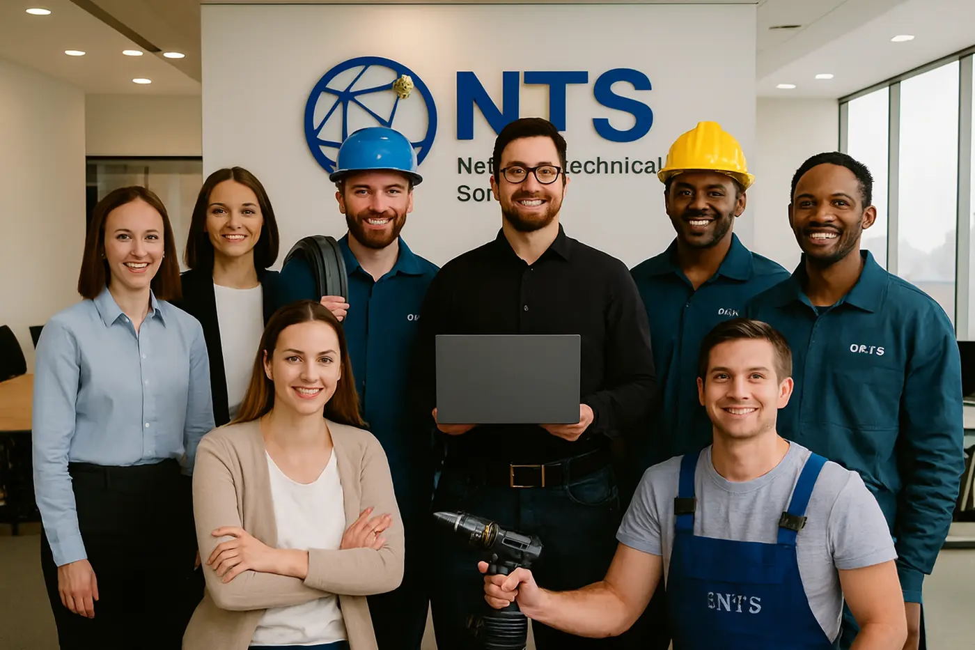 Equipo técnico de NTS trabajando