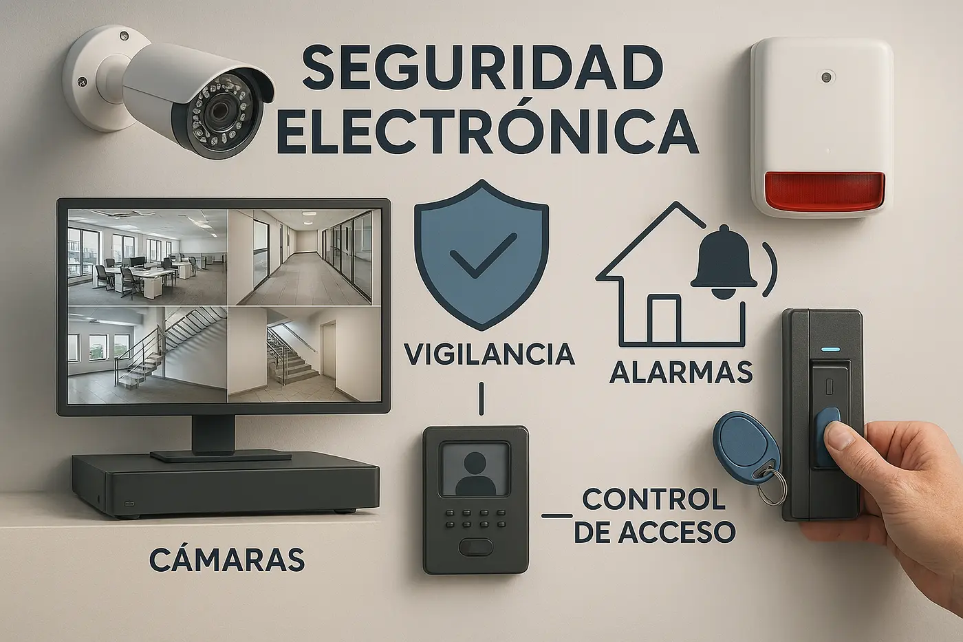 Cámara de videovigilancia instalada por NTS
